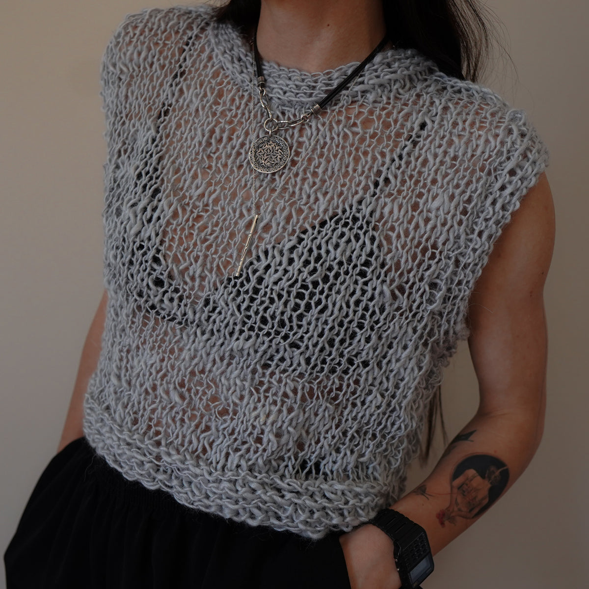 Stone Knitted Vest – YOYO