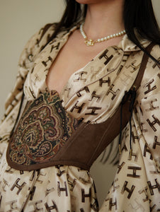 Earthy Tapestry Underbust Corset (pre-order)