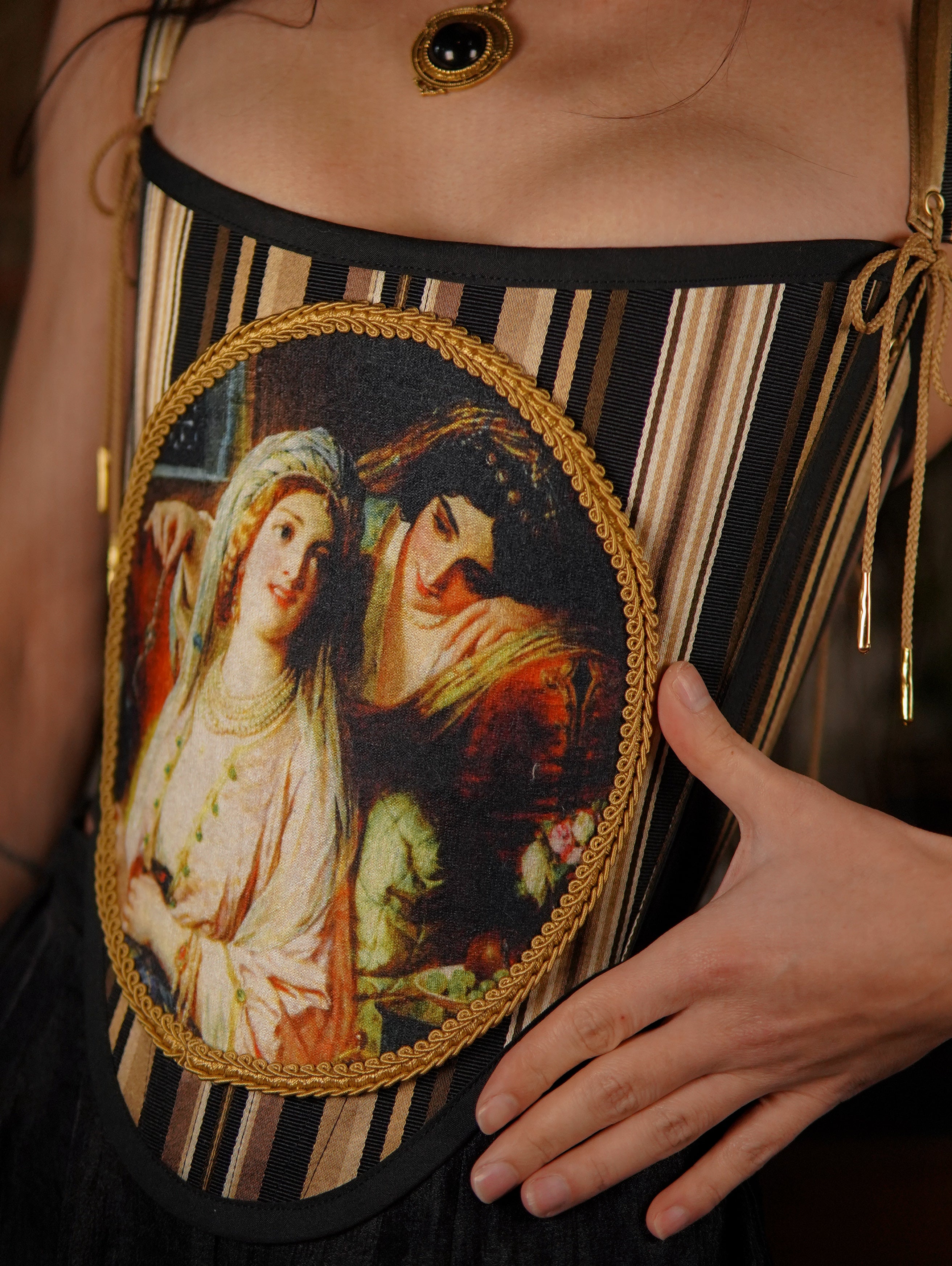 2 in 1 Oriental Pastime Corset