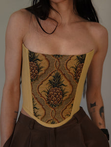 The Pineapple Tapestry Corset