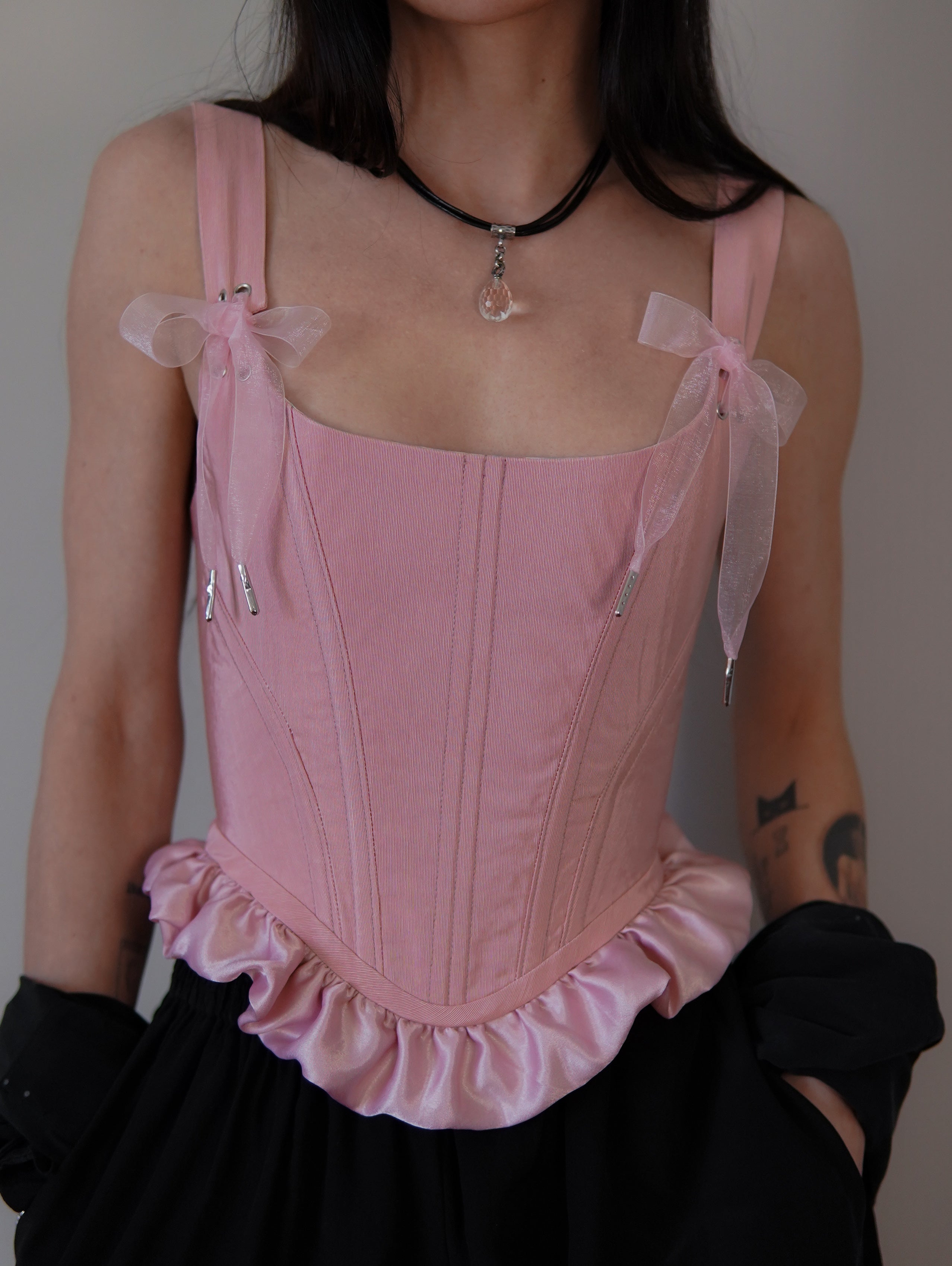 Reversible Ruffle Corset