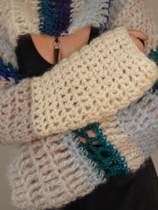 Cold Colors Mix Texture Shrug