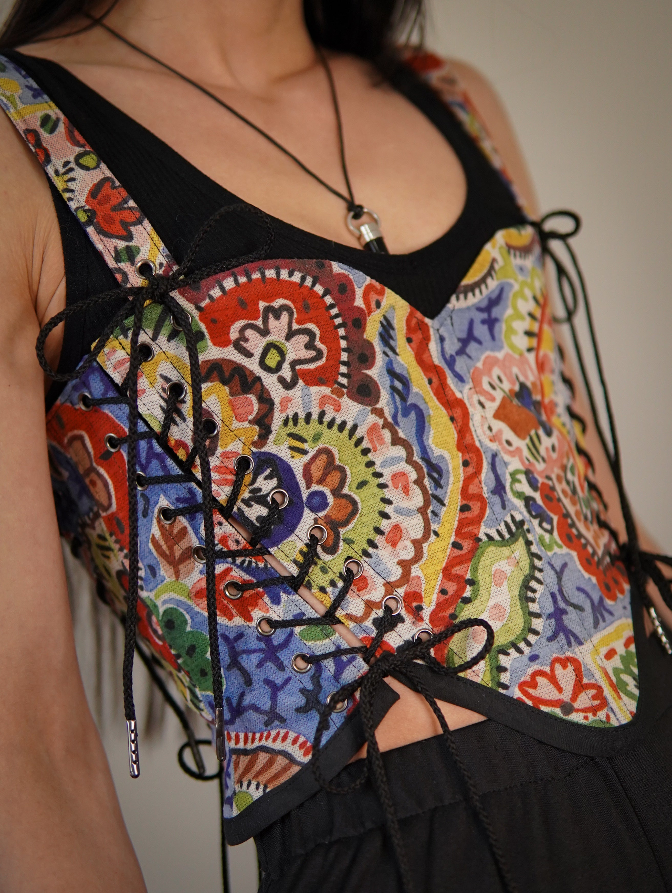 Modular Multicolor Corset