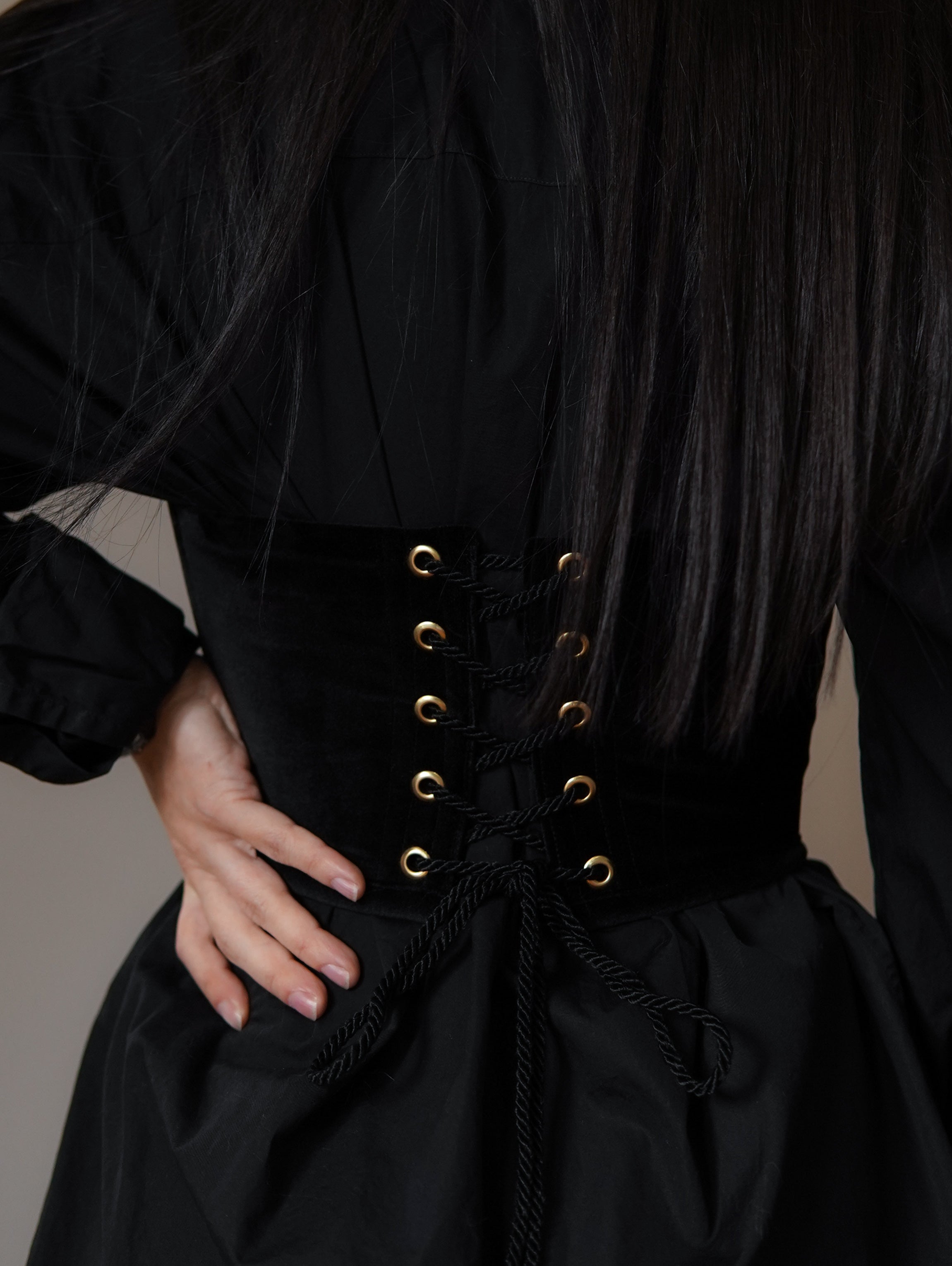 Gilded Owl Strapless Corset
