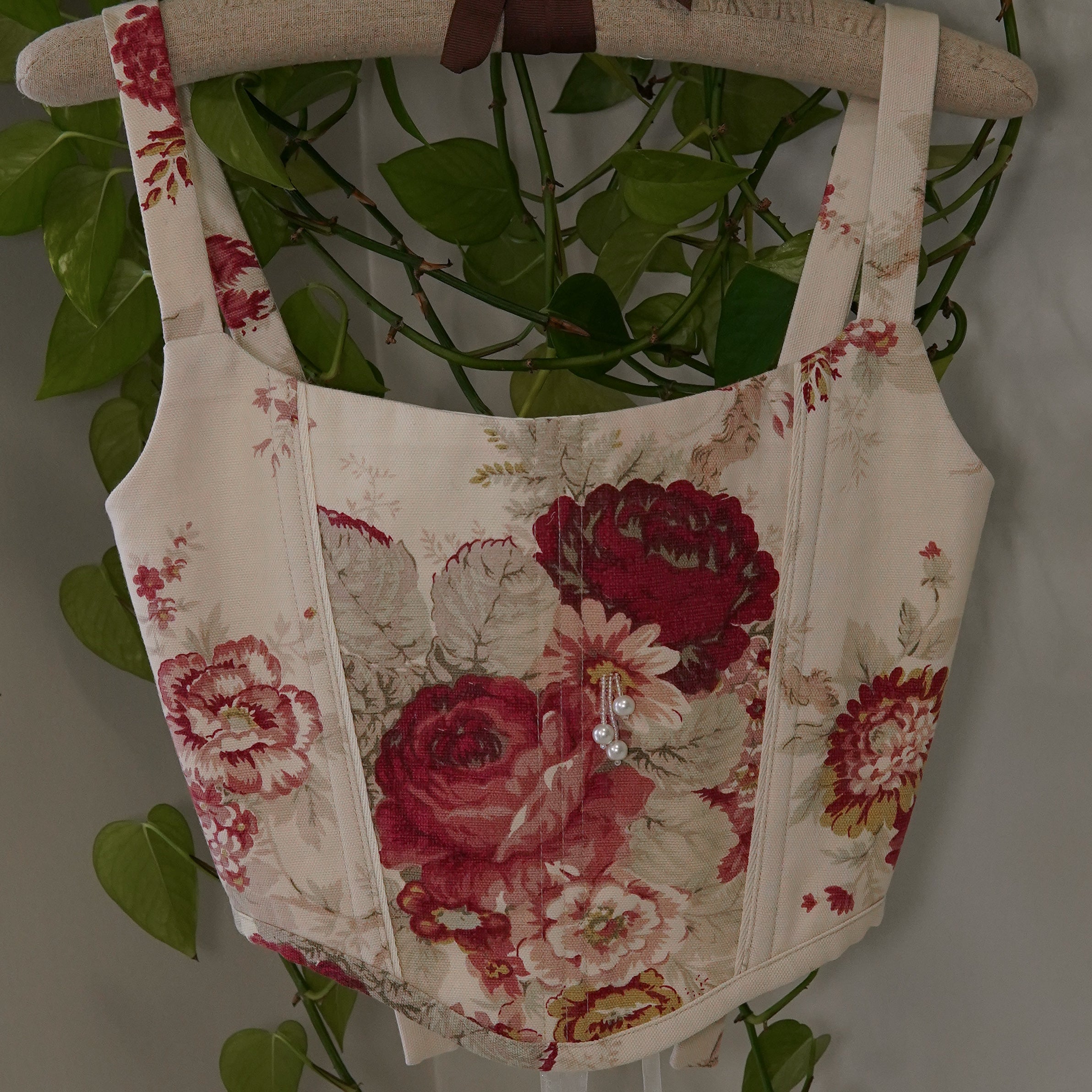 Pearl Floral Corset