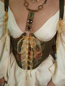 Golden Forest Underbust Corset