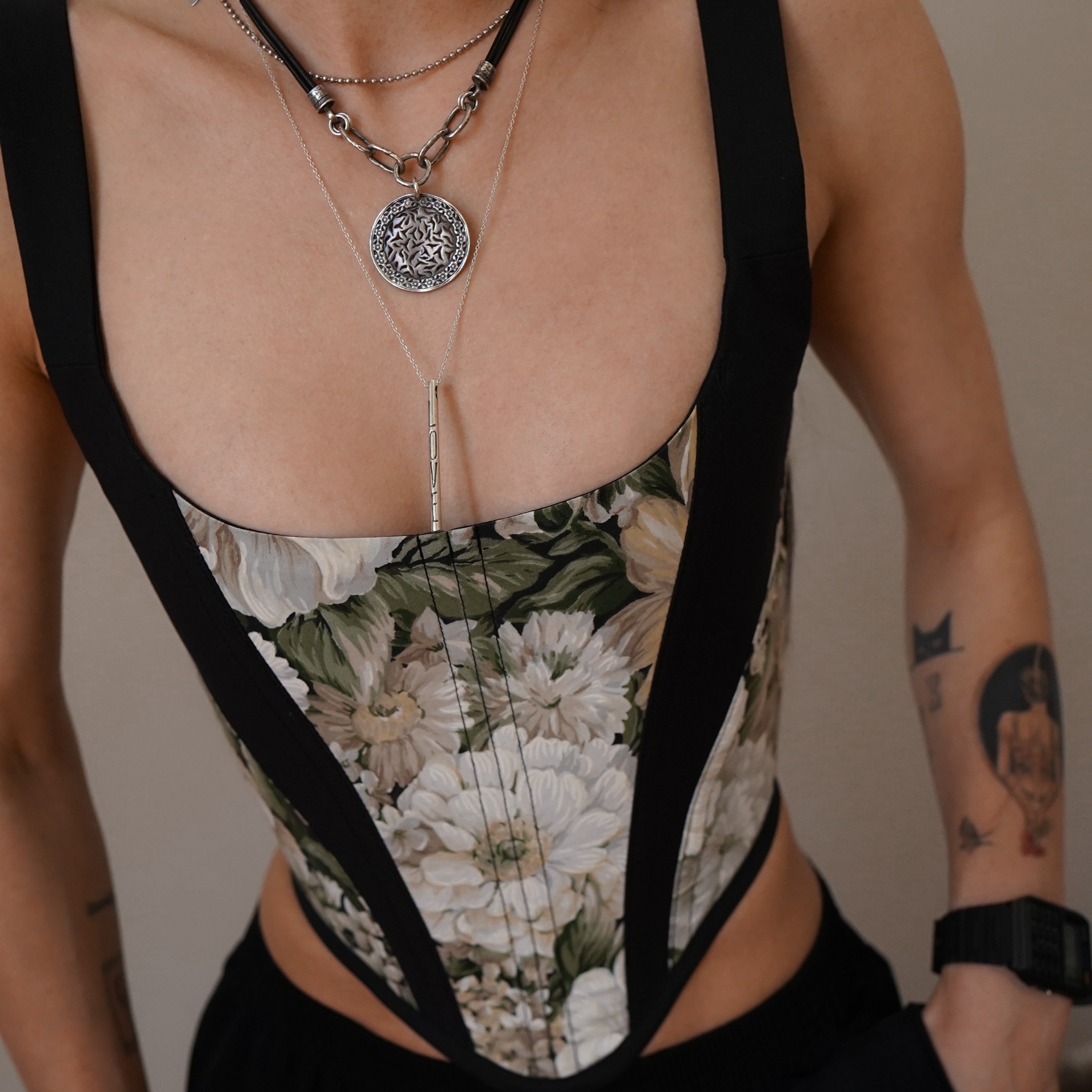 Black Garden Corset