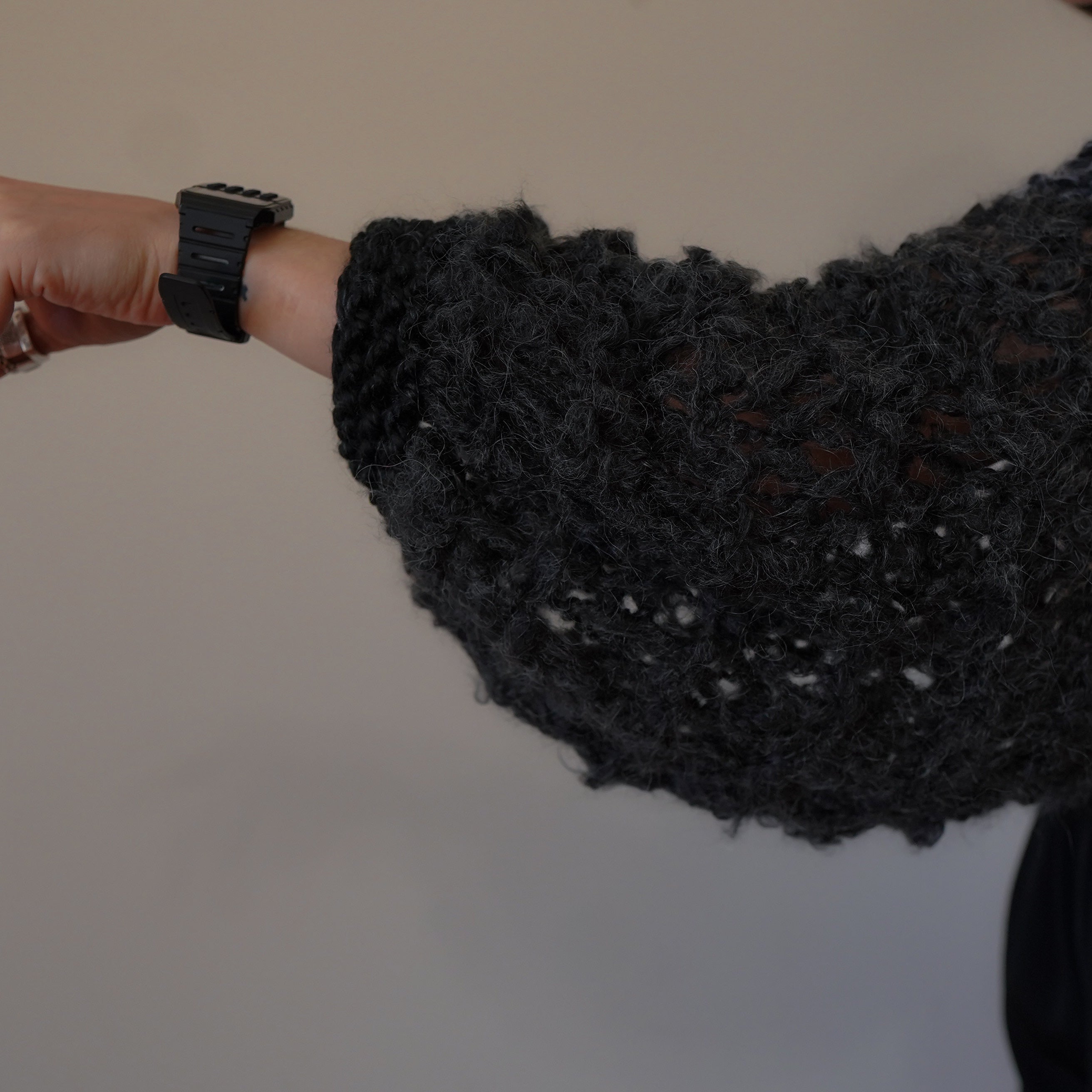 Gradient Crocheted Shrug