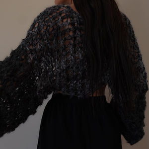 Gradient Crocheted Shrug