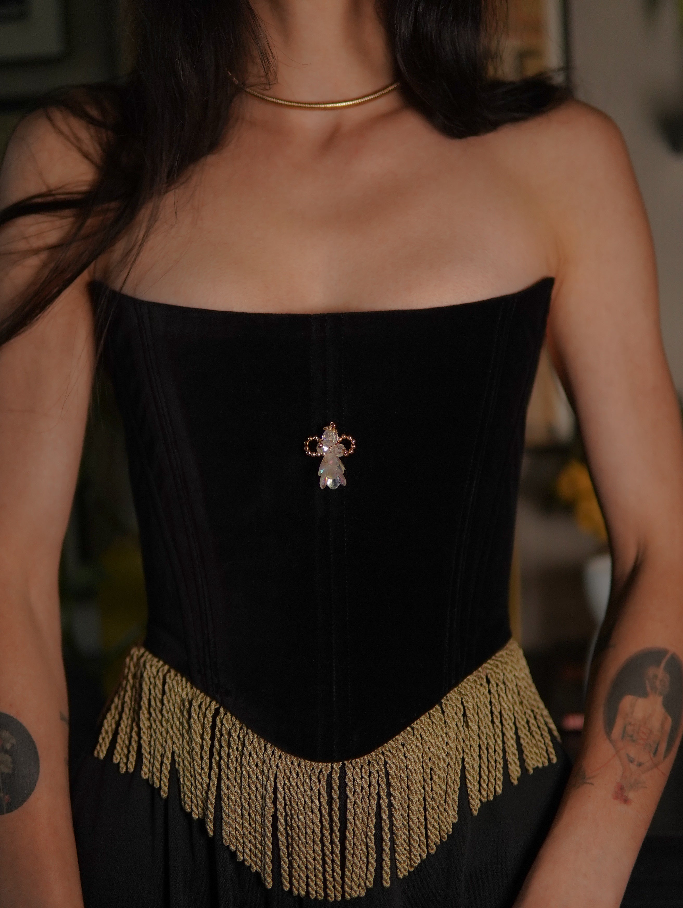 Velvet Angel Strapless Corset