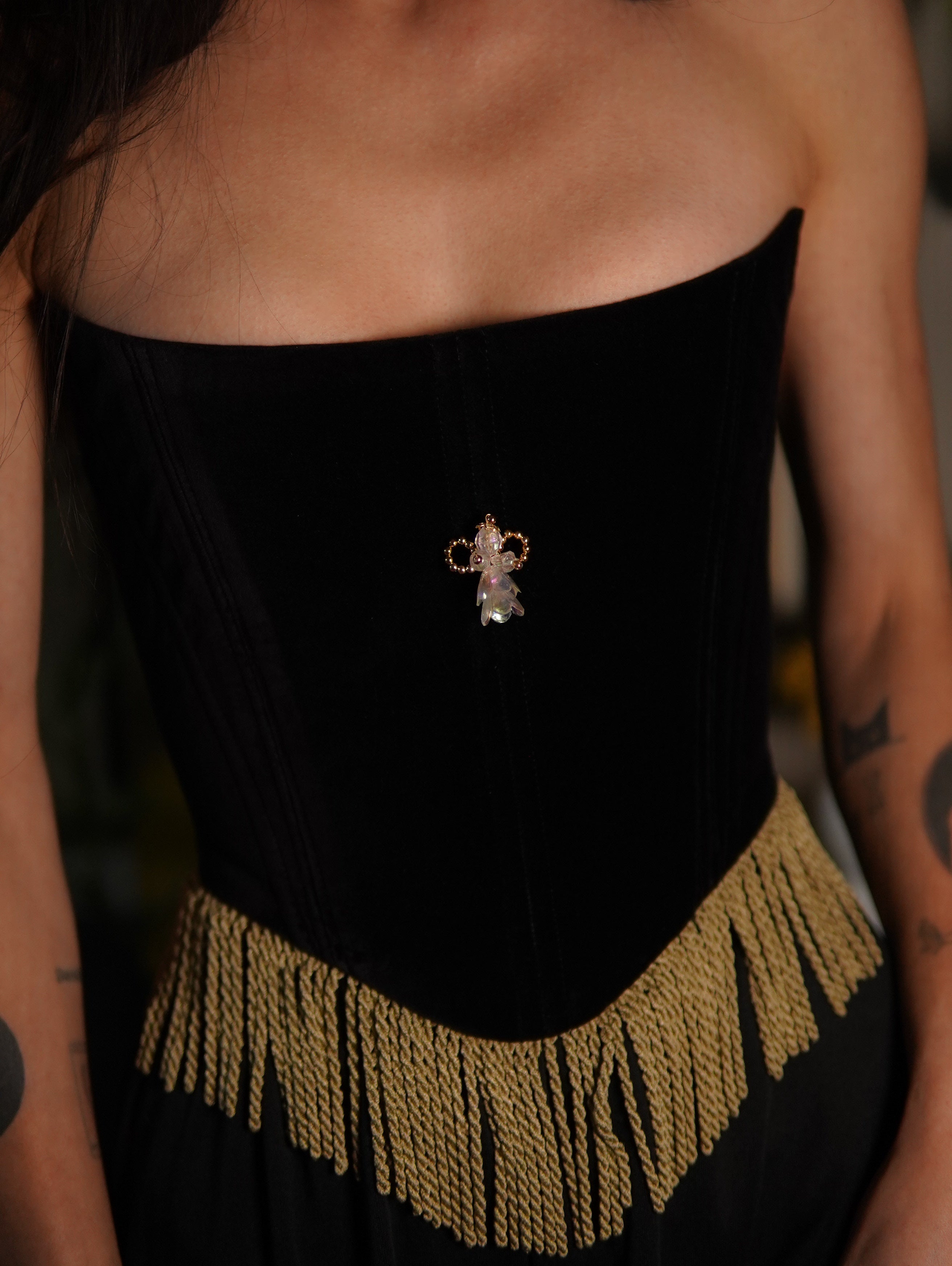 Velvet Angel Strapless Corset
