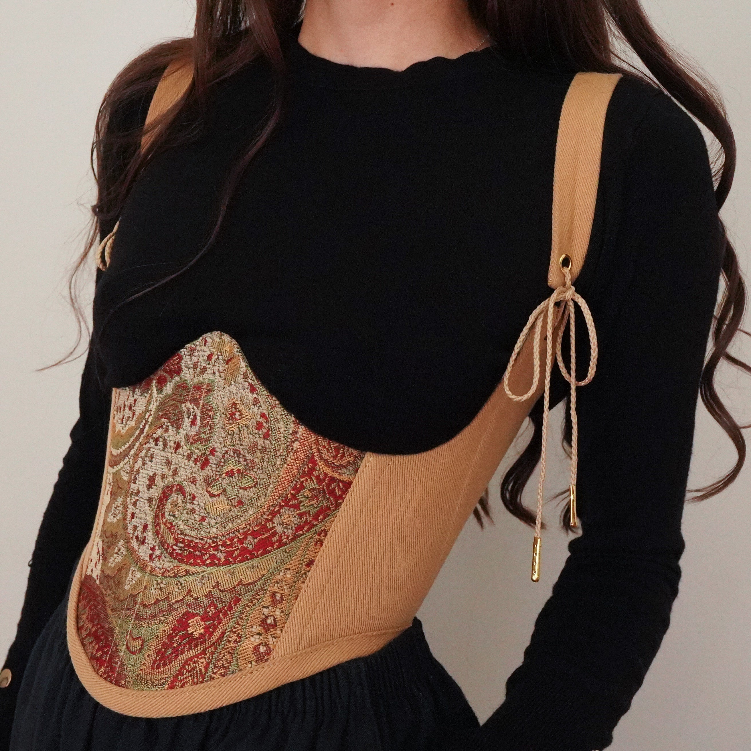 Golden Underbust Corset