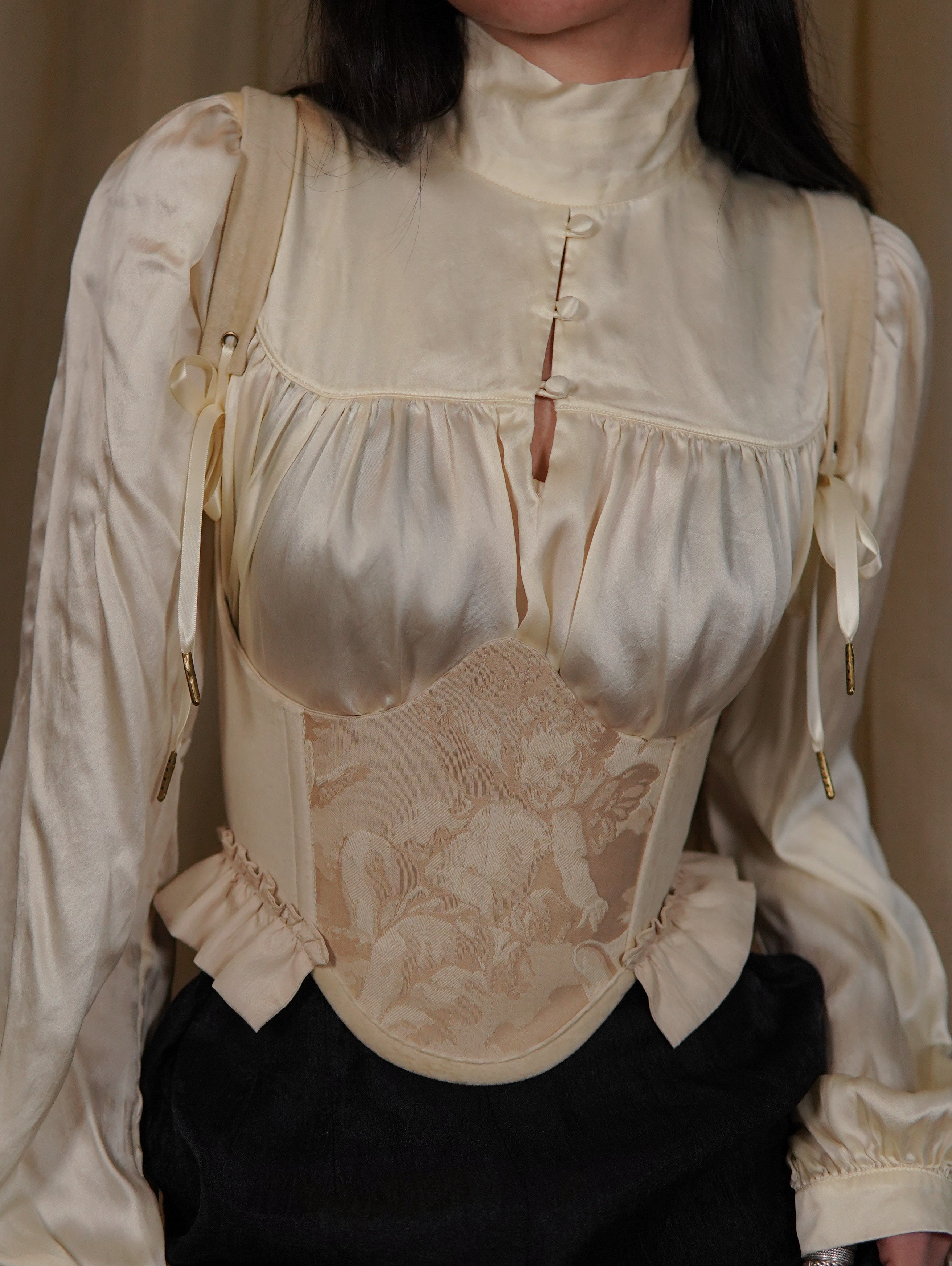 Cherub Ruffles Underbust Corset