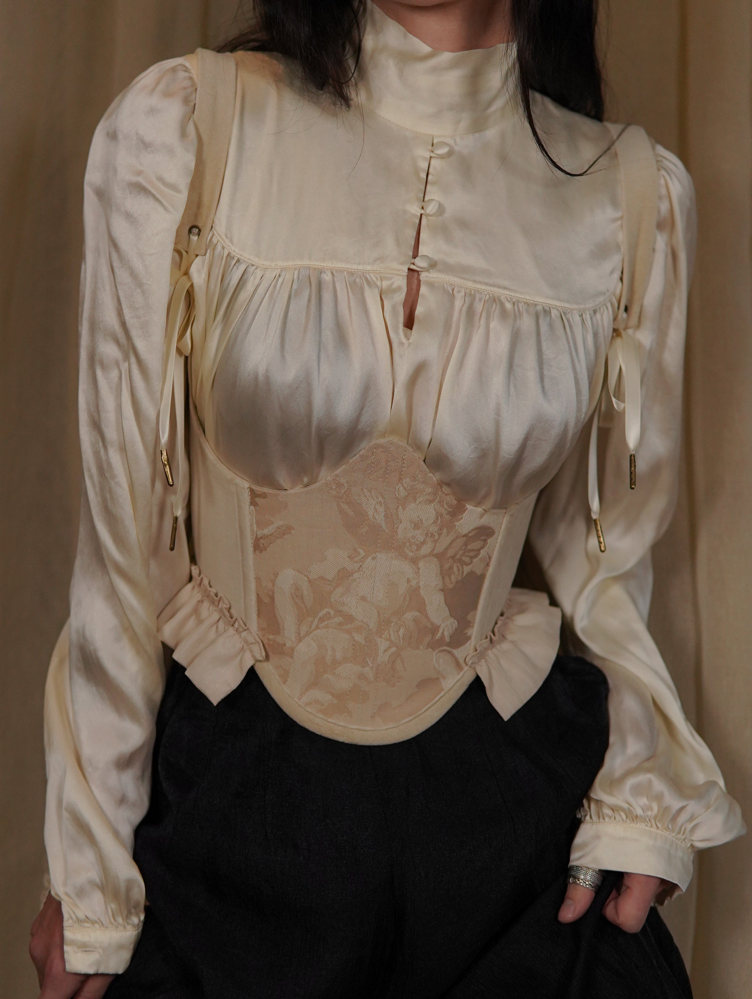 Cherub Ruffles Underbust Corset