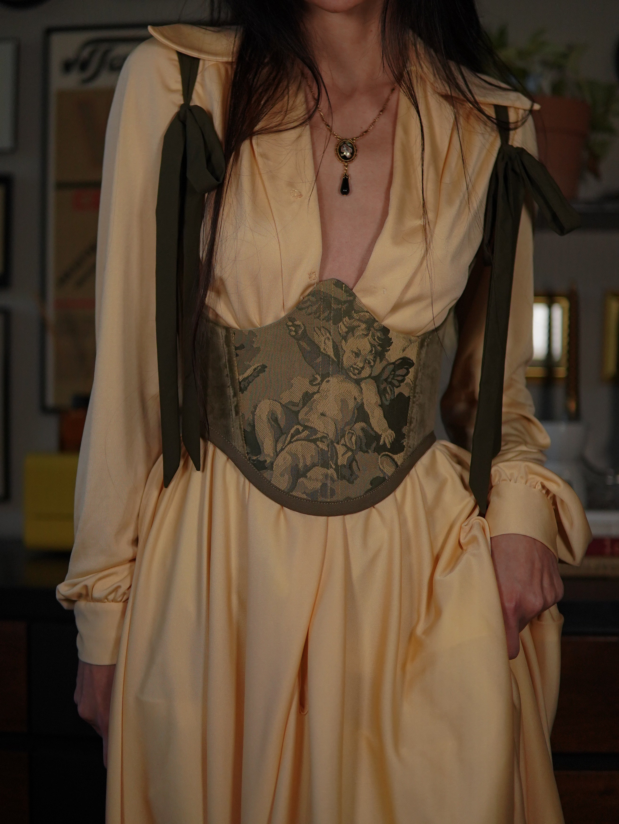 Green Cherub Underbust Corset V2