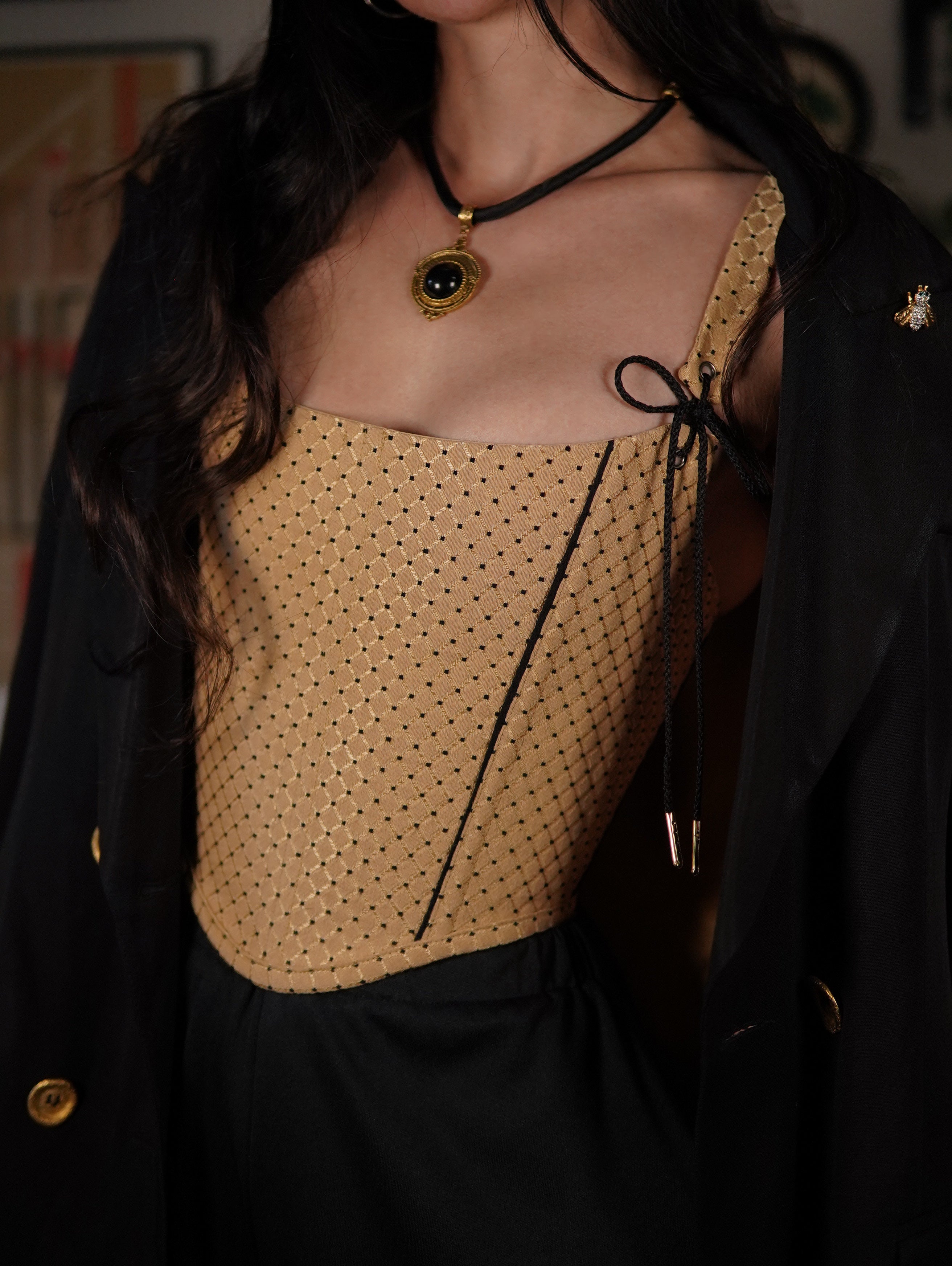 Golden Elegance Corset