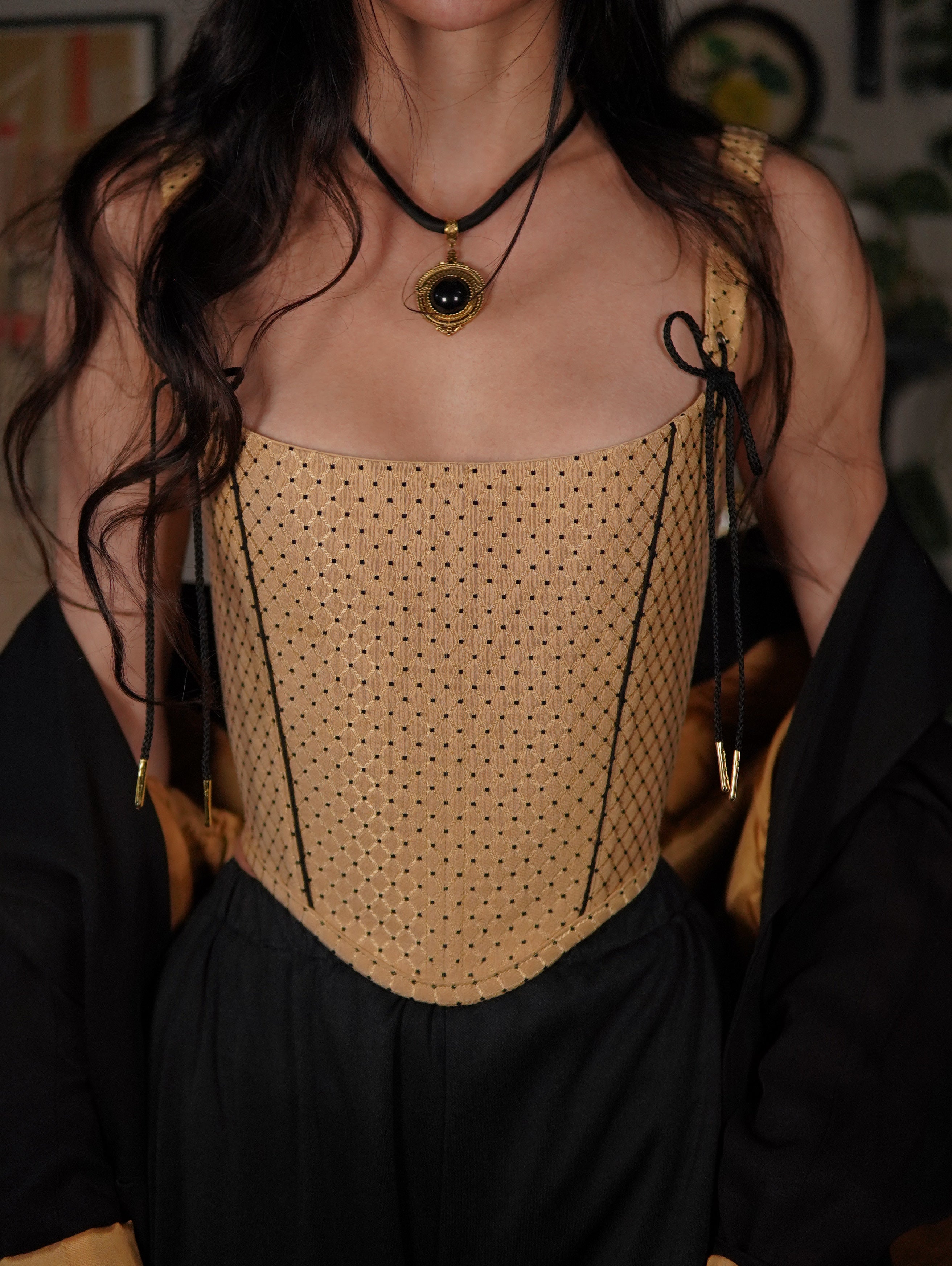 Golden Elegance Corset