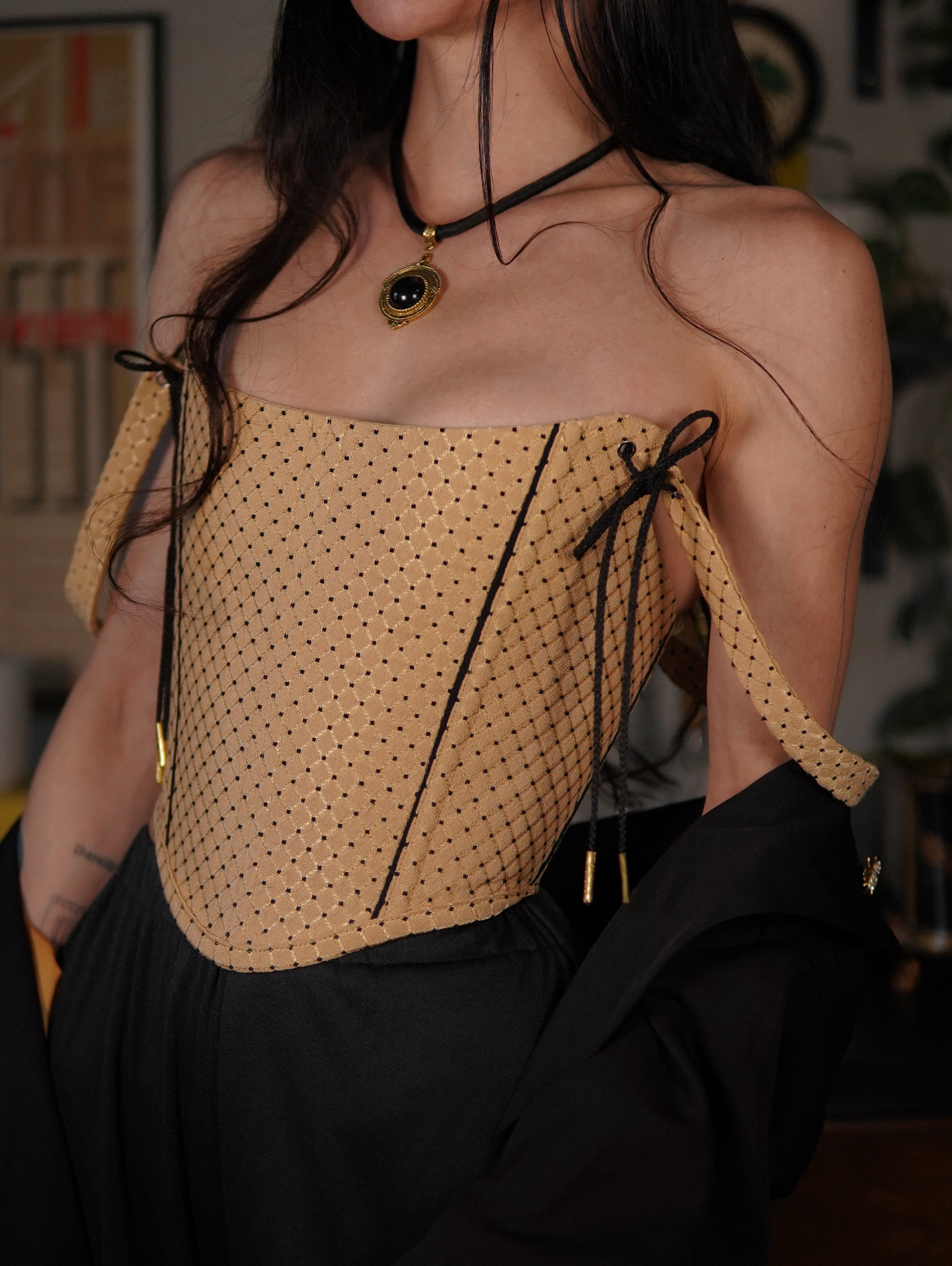 Golden Elegance Corset