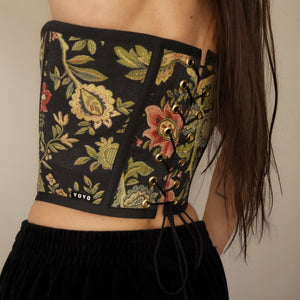 Strapless Tapestry Corset
