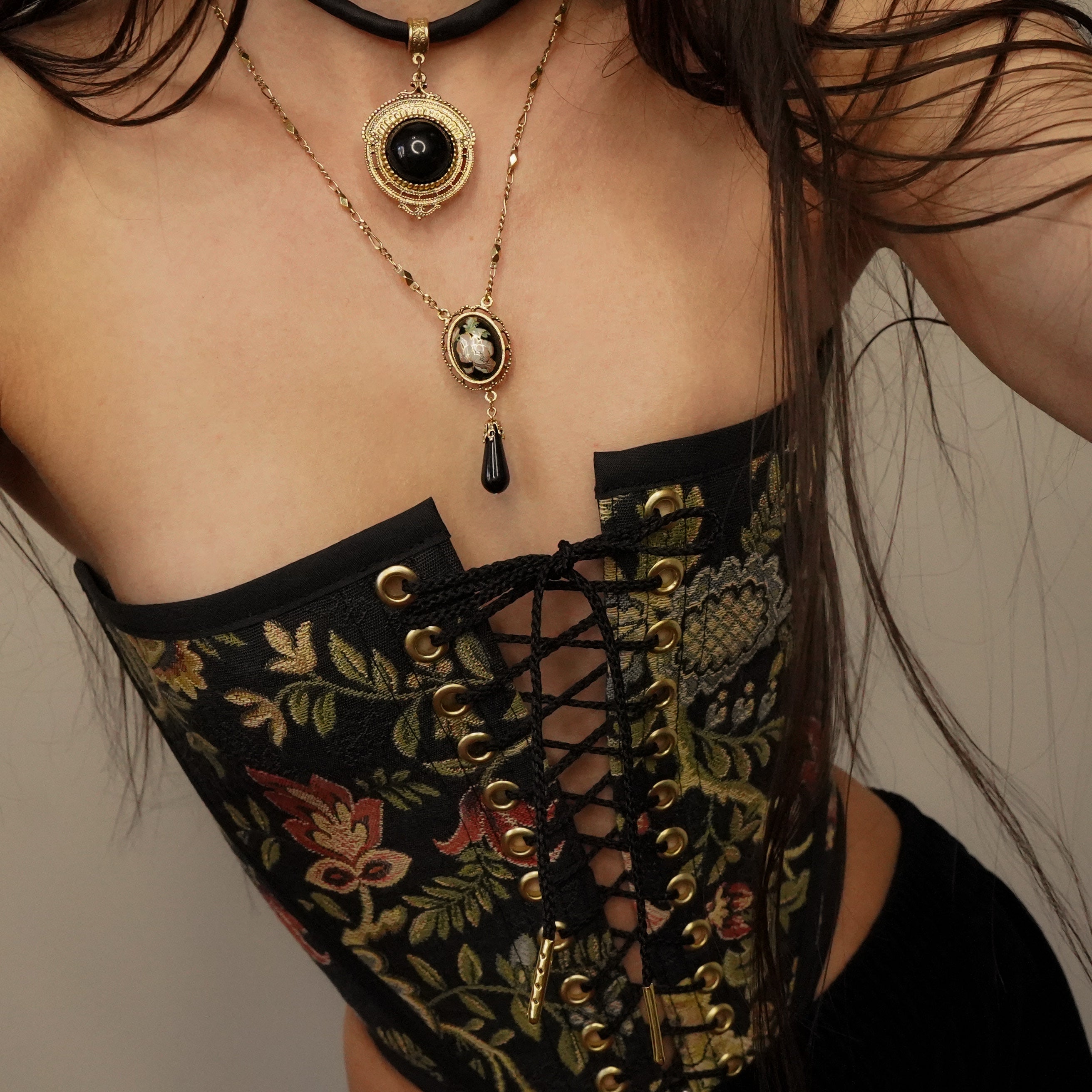 Strapless Tapestry Corset