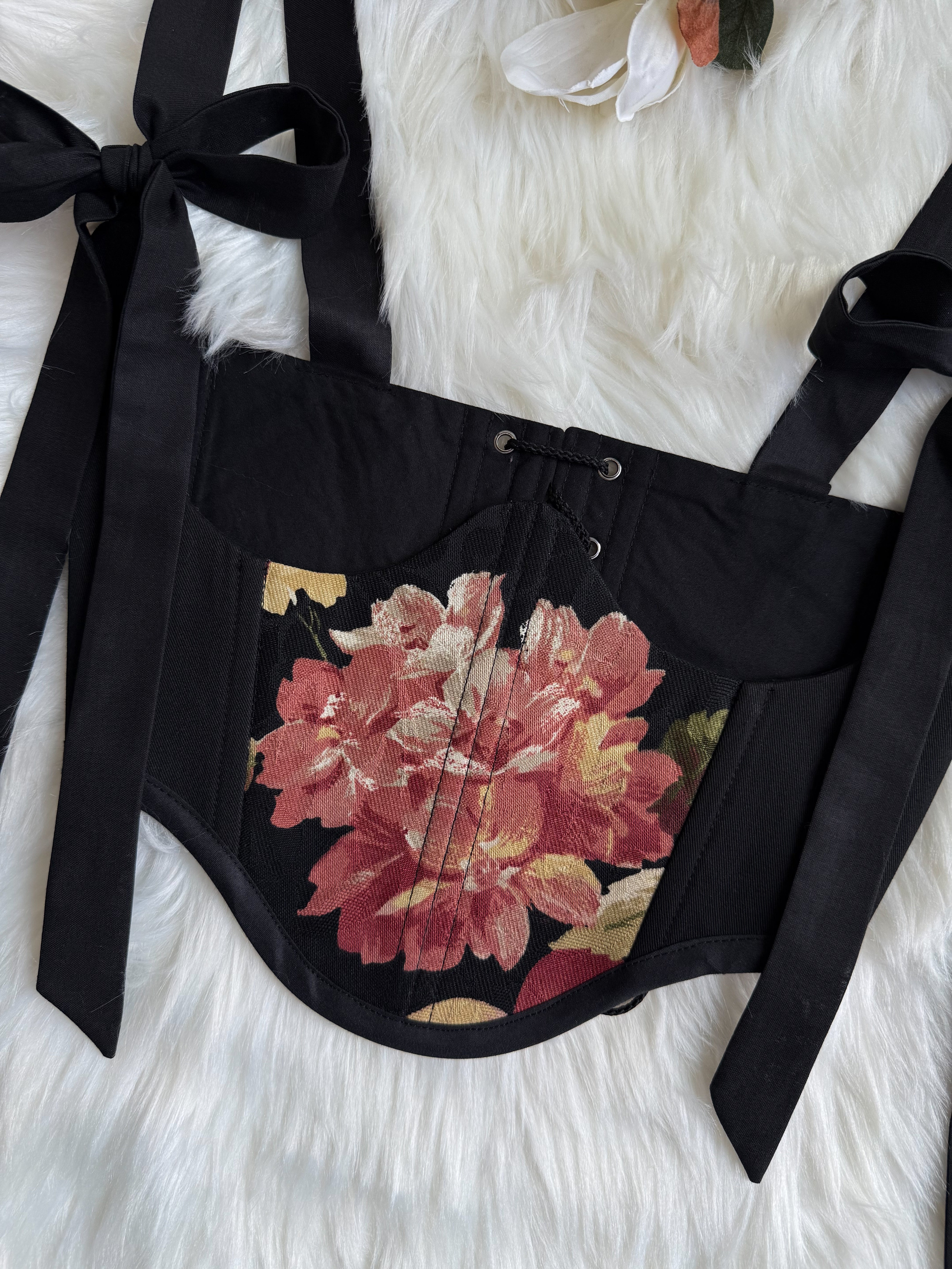 Botanical Bow Underbust Corset
