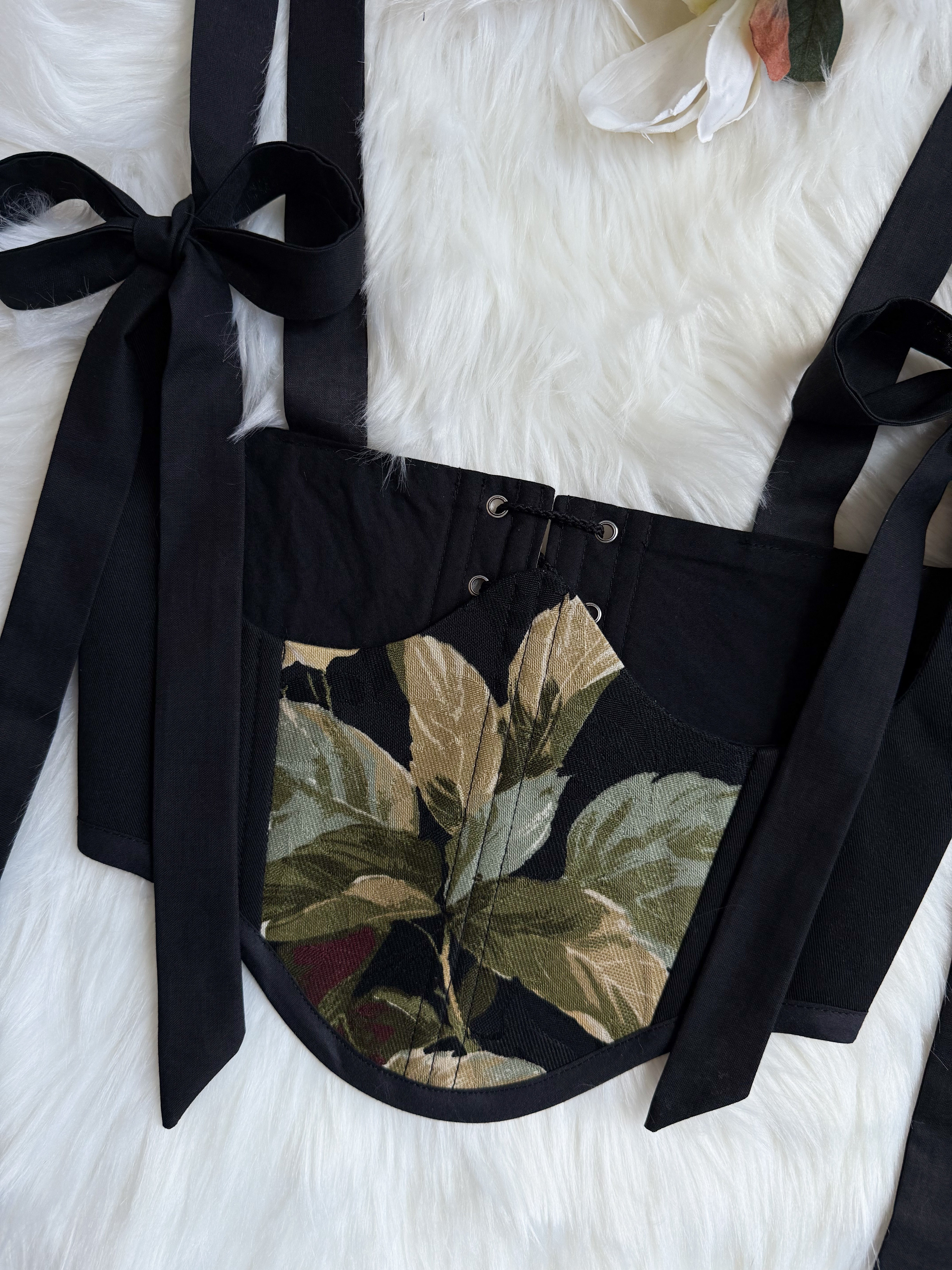 Botanical Bow Underbust Corset