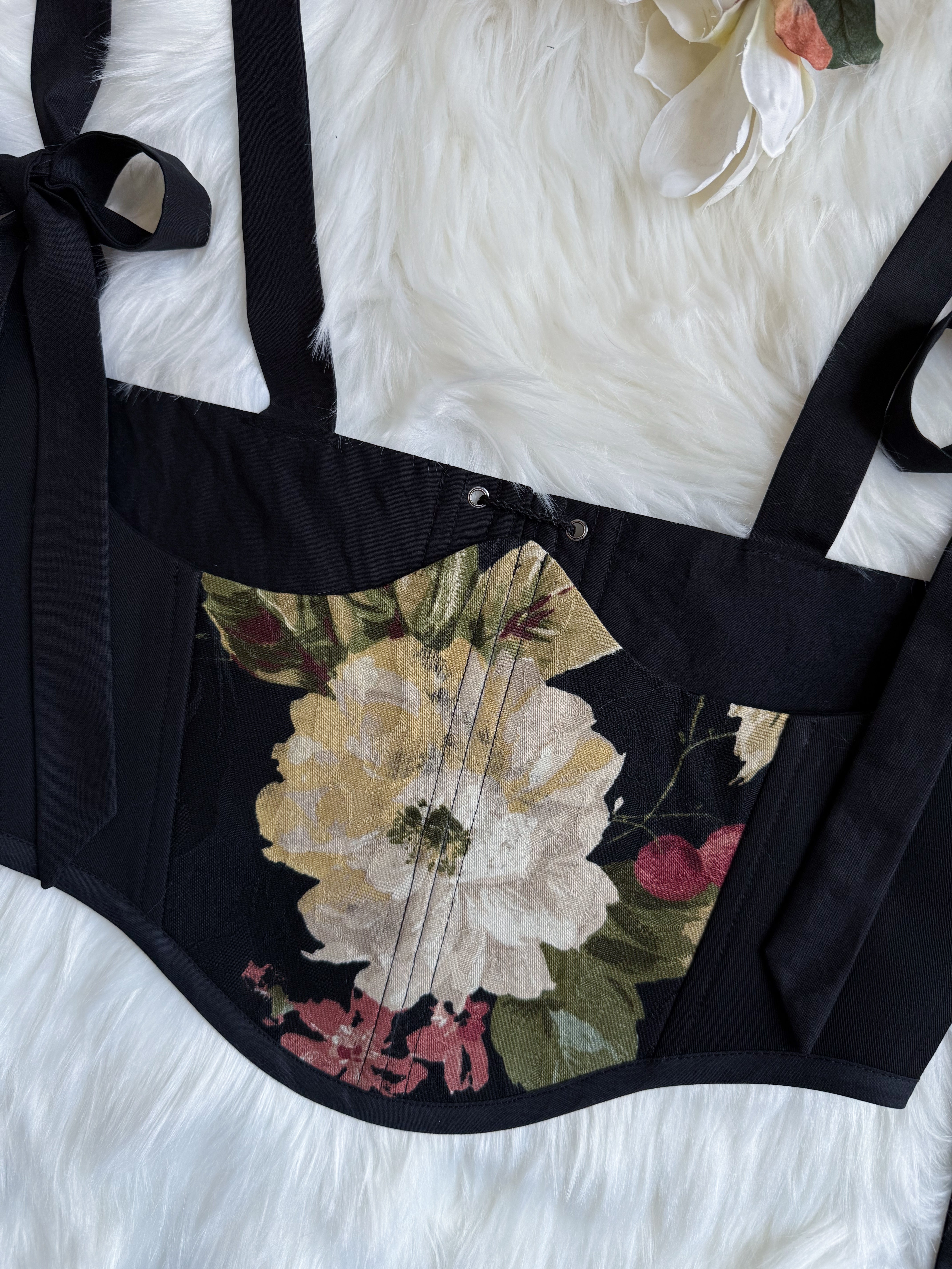 Botanical Bow Underbust Corset