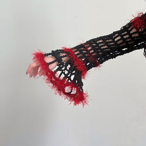 Vampire Crocheted Shrug V1