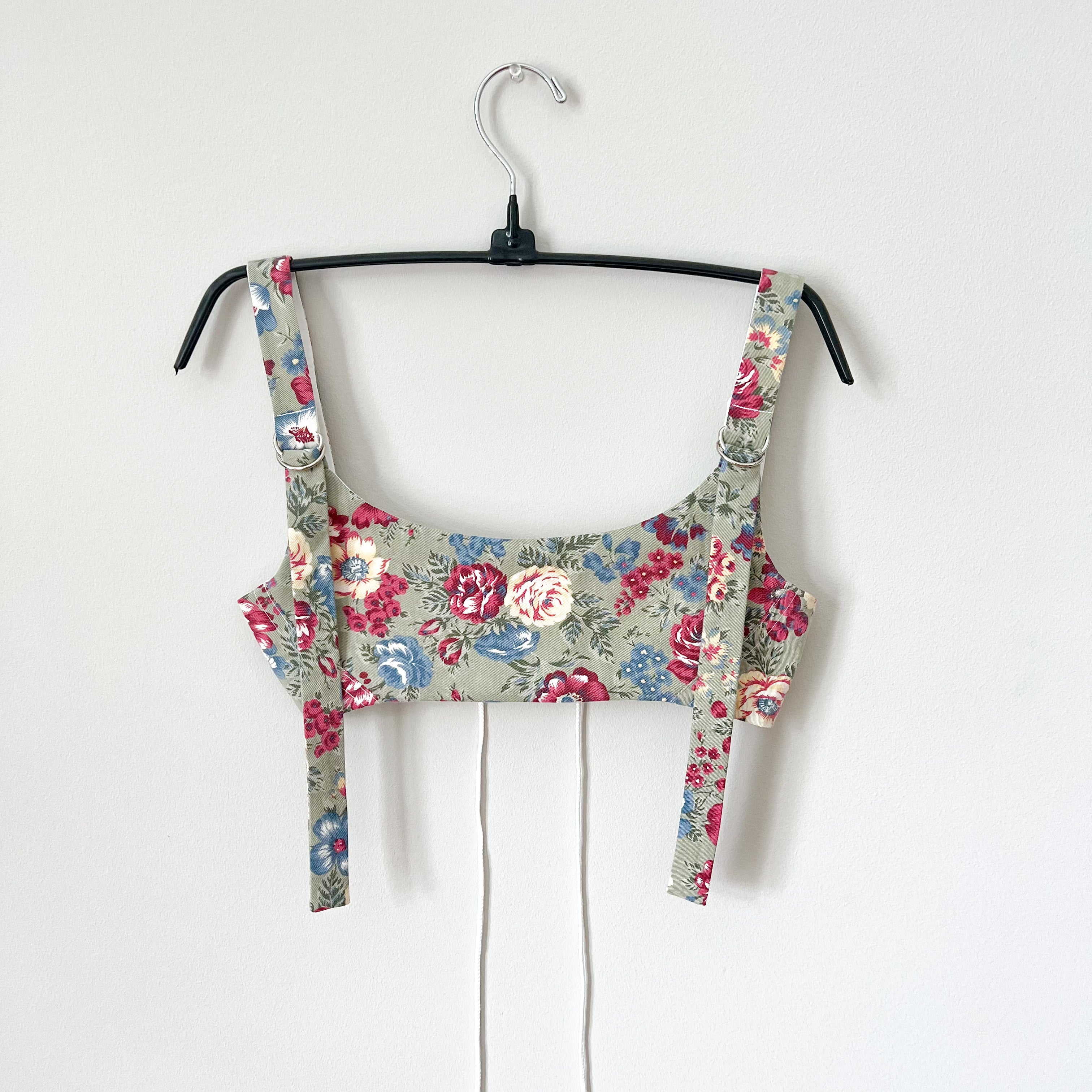 Floral Cropped Corset