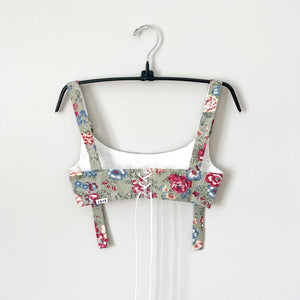 Floral Cropped Corset
